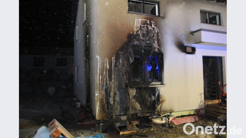 Brand in Sünching. Bild: Alexander Auer