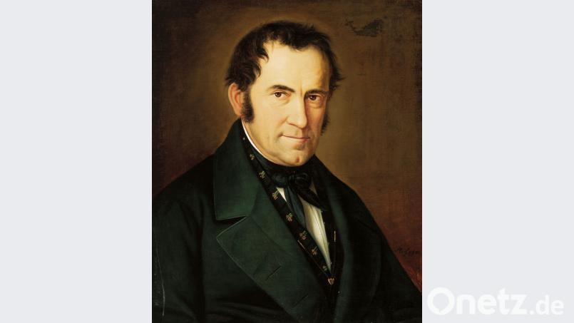 Franz Xaver Gruber – hier auf einem Gemälde von Sebastian Stift. Bild: cr