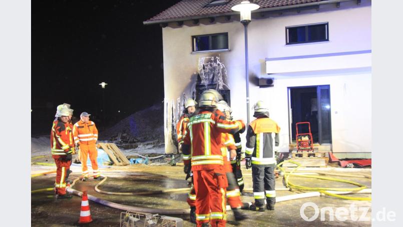 Brand in Sünching. Bild: Alexander Auer