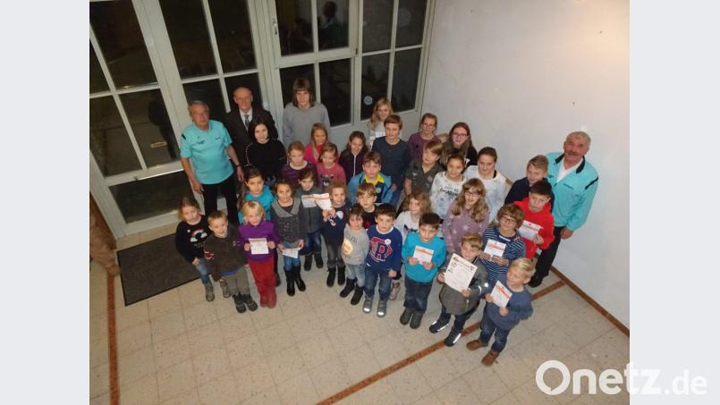 Zahlreiche Bambini und Jugendliche stellten sich den sportlichen Anforderungen Bild: hm