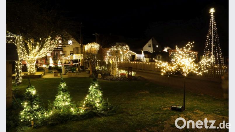 Aus vielen Tausend Lichtern besteht der Grafenrichter Weihnachtstraum. Bild: Gerhard Götz