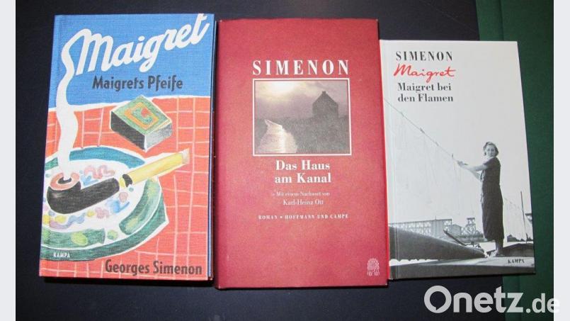 Kommissar Maigret kommt wieder in die Buchläden, und nicht nur das: der Kampa-Verlag plant die erste deutschsprachige Gesamtausgabe des Werks von Georges Simenon. Dessen Sohn besitzt so einige Schätze. Bild: Christiane Oelrich/dpa