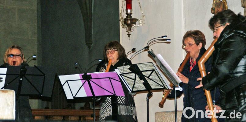 Flötenensemble &quot;Saltarello&quot; Bild: agr