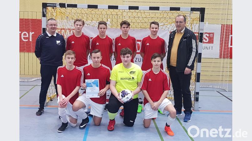 Die U17-Junioren der SpVgg Pfreimd haben sich als Futsal-Kreismeister für die Bezirkstitelkämpfe qualifiziert. Bild: exb
