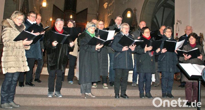 Der Gesangsverein mit ihrer musikalischen Interpretation. Bild: agr