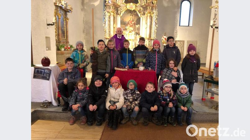 Die Kinder gestalteten einen Gottesdienst. Bild: exb