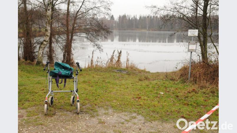 Einsatz am Baggerweiher bei Luhe. Bild: bey