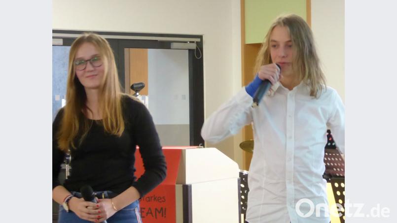 Anna-Lena und Andreas berichten über ihre Erfahrungen in Tschechien … Bild: fsb