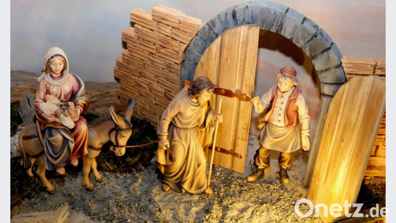 Die neuen Einzelfiguren für die drei biblischen Szenen. Bild: le