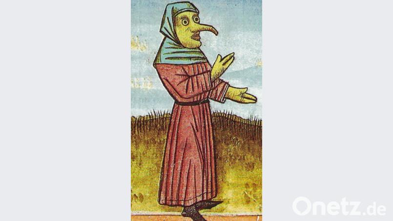 Percht mit Hakennas´von 1411. Bild: fae