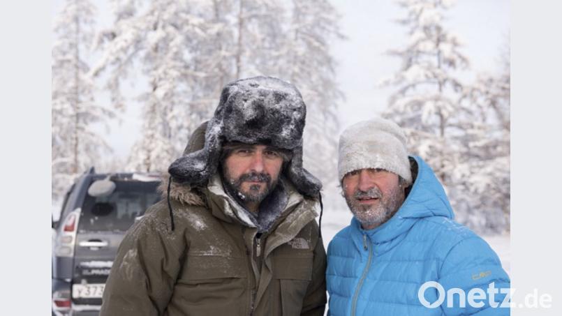 Haben gemeinsame Erfahrungen mit Extremsituationen: Mirco Paolo Taliercio und Juan Moreno waren nicht nur im heißen Arizona, sondern haben auch schon eine Reportage über den kältesten Ort der Welt gemacht. Bild: otj