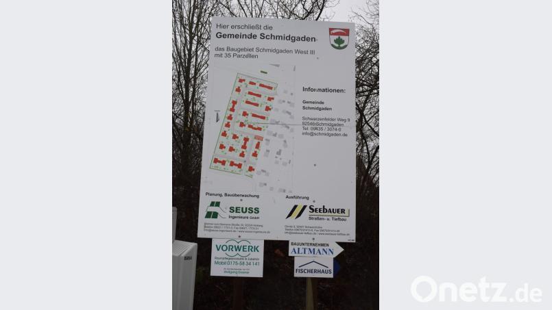 Der Erschließung des Baugebietes "Schmidgaden West IV" stehen nach dem Ergebnis der Bürger- und Behördenbeteiligung keine Hindernisse im Weg. Bild: bnr