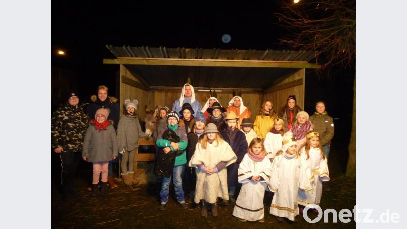 Die Aufführung des Weihnachtsgeschehens in anderer Version ist einer der Höhepunkte des Marktweihnacht. Bild: bk