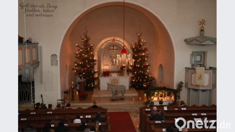 Ein Esel steht im Mittelpunkt des Krippenspiels bei der Christvesper am Heiligen Abend. Bild: njn
