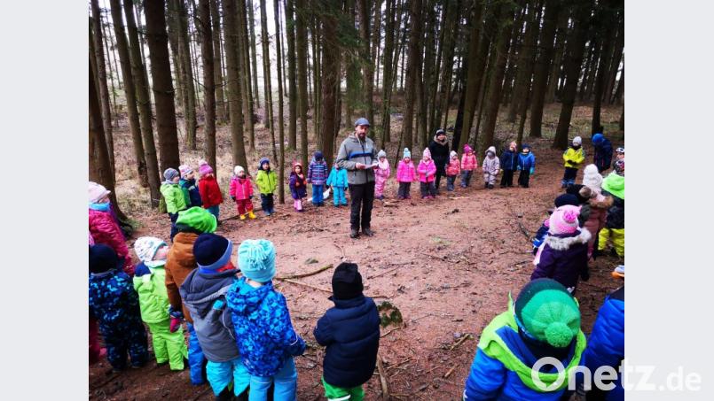 Das Leben der Waldtiere zeigte Förster Andreas Arnold auf. Bild: njn