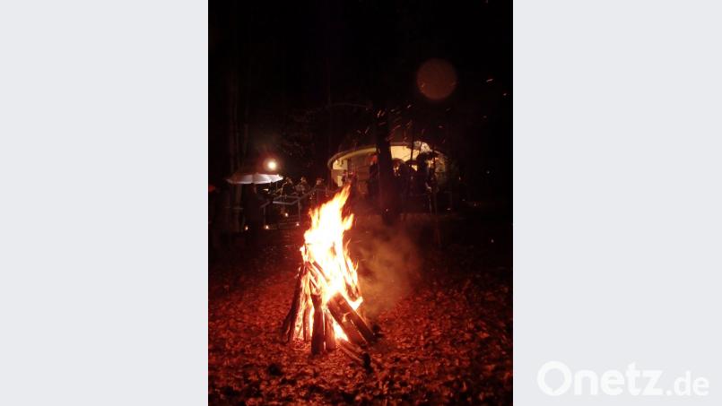 Feuerstelle vor der Kapelle Bild: wrt
