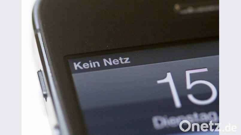 &quot;Kein Netz&quot; - in Deutschland gibt es noch einige Regionen, die schlechtes Netz garantieren. Bild: Inga Kjer/dpa