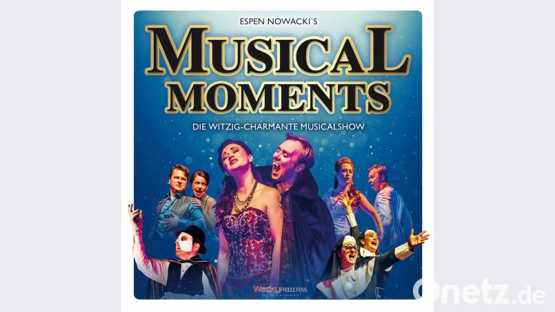 Verschiedene Musical-Welten verschwimmen, wenn die acht Dartsteller von &quot;Musical-Moments&quot; ihr Bühnenprogramm zum Besten geben. Bild: exb