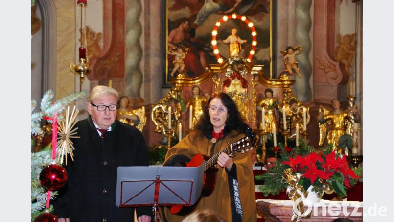 Das Neualbenreuther Zwio Monika Kunz und Franz Danhauser während ihres letzten Auftritts. Bild: enz