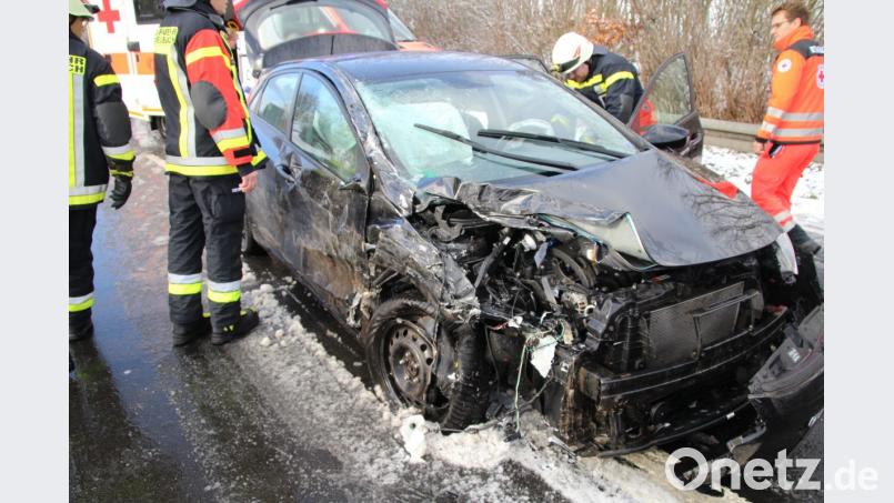 Der völlig zerstörte Hyundai. Bild: jma