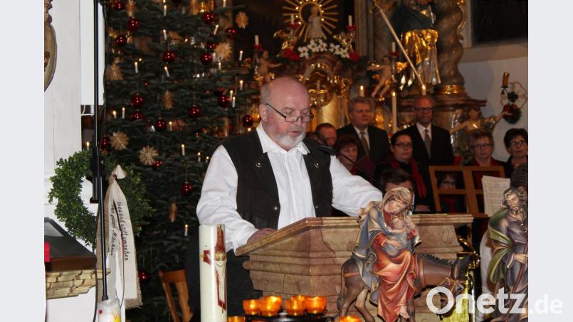 Hubert Knott trug besinnliche Texte vor. Bild: soj