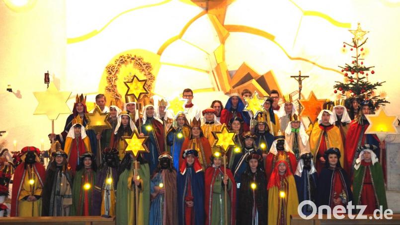 Sternsinger der Pfarrei St. Sebastian Bild: fvo