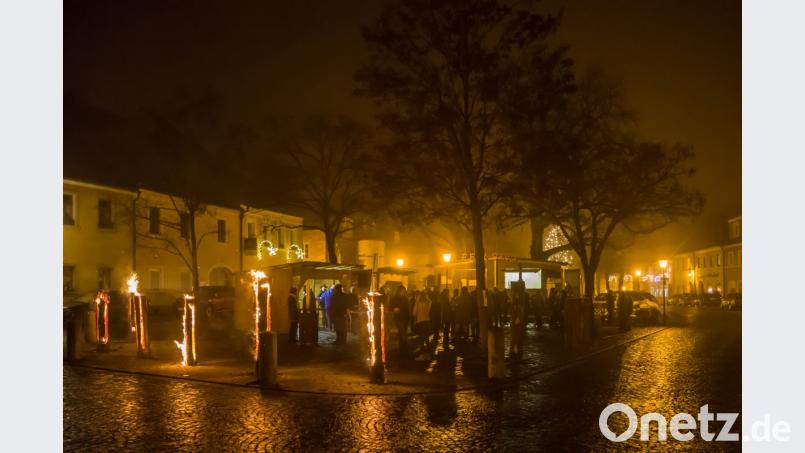Silvesterparty am Bärnauer Marktplatz. Bild: wms