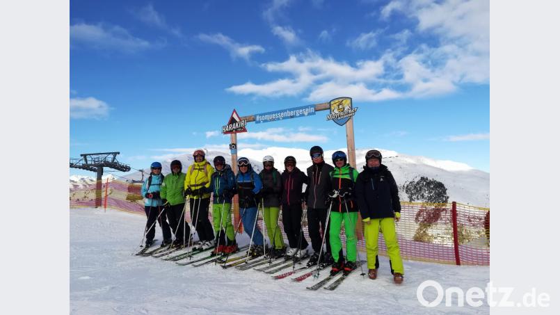 Bestes Wetter und reichlich Schnee begeistern die Teilnehmer der ersten Dreitagesfahrt der DJK-Skiabteilung. Bild: bgm