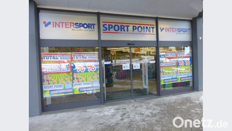 Den Sport-Point in Pressath gibt es ab März nicht mehr. Bild: is