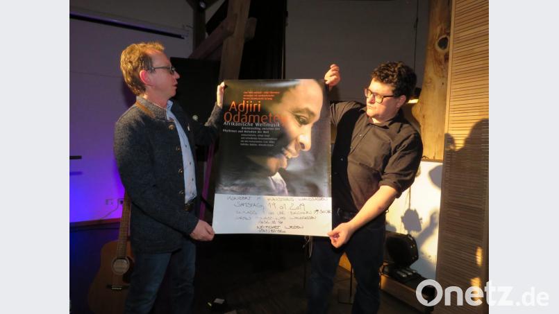 Die Vorsitzenden Wolfgang Horn und Markus Braun (v. li.) freuen sich schon auf die nächste Konzertreihe, die mit Musik aus Südafrika beginnt. Bild: ubb