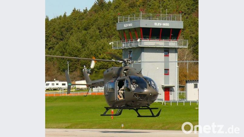 Hubschrauber (unser Archivbild zeigt einen UH 72 Lakota) sind bei der Übung auch außerhalb der Truppenübungsplätze unterwegs. Bild: boj