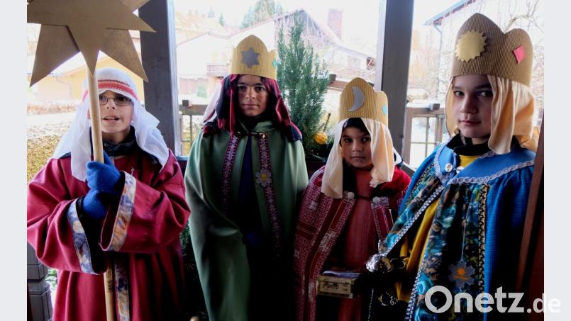 Die Sternsinger sind an drei Tagen im Flosser Land von Haus zu Haus gegangen. Bild: le