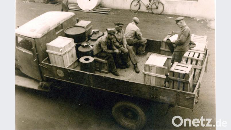 Einer der Lkw Magirus, mit denen Fabrikherr Albrecht Zeitler die Munition abtransportieren ließ. Bild: jrh