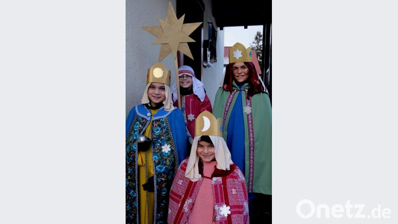 Die Sternsinger sind an drei Tagen im Flosser Land von Haus zu Haus gegangen. Bild: le