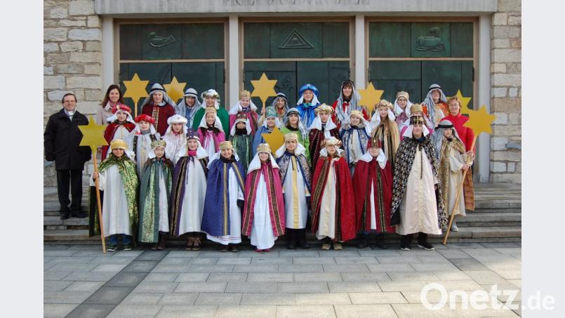 In Grafenwöhr sammeln die Sternsinger rund 8000 Euro. Mit dem Geld wollen sie arme Kinder in Peru unterstützen. Bild: az