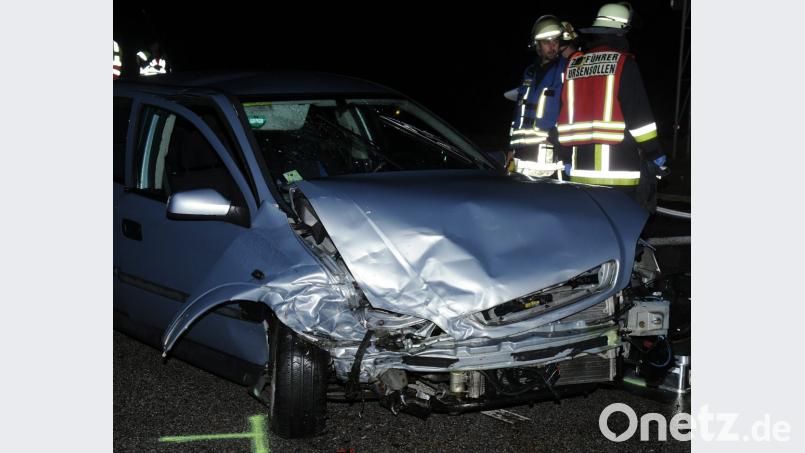Mit diesem Opel ist die Frau aus dem Landkreis unterwegs, als ihr ein Fahrer aus Forchheim die Vorfahrt nimmt. Bild: gf