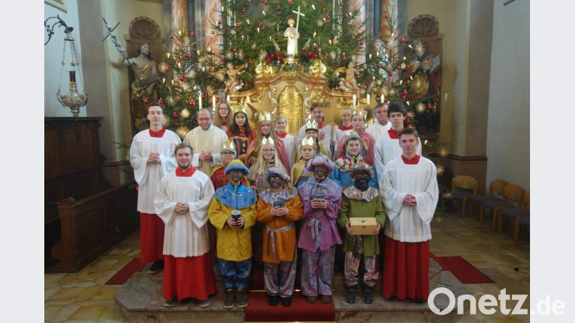 Aussendung der Sternsinger in der Pfarrei Beidl, Schönkirch und Stein. Bild: exb