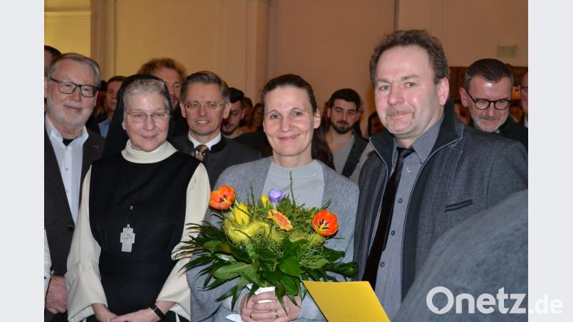 Ehrungen beim Neujahrsempfang. Bild: pz