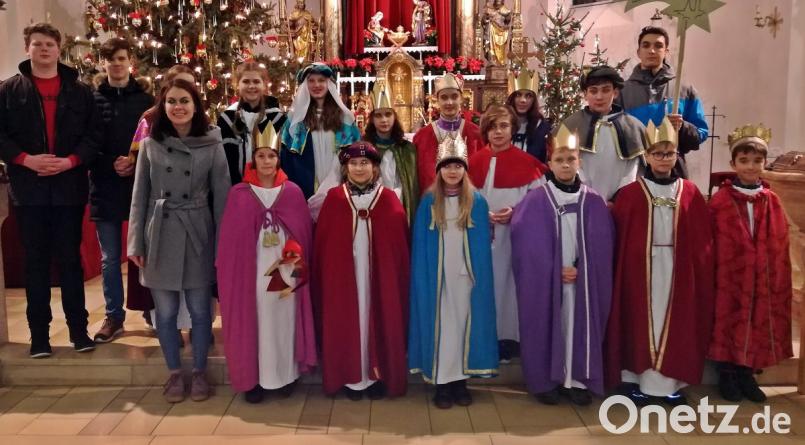 Die Sternsinger der katholischen Pfarrei St. Dionysius. Bild: R. Kreuzer