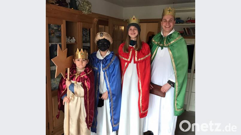 Noah Schultes, Marie Müller, Sopie Müller und Lucas Reichenberger haben sich gerne für Kinder in Not engagiert. Bild: fpoz