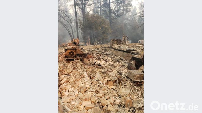 Die Familie konnte noch nicht zu ihrem zerstörten Zuhause zurückkehren. Das werde wohl erst in drei bis vier Wochen möglich sein, so Kerstin Norten. Bild: privat