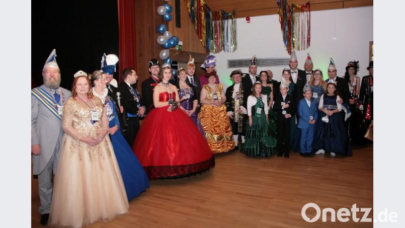 Einer der Höhepunkte beim Galaabend der Wiesauer Faschingsgesellschaft ist stets das Aufeinandertreffen der Prinzenpaare. Archivbild: wro