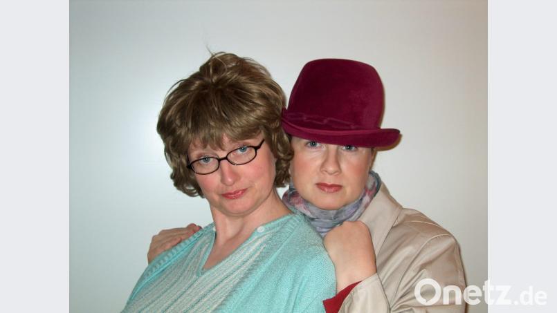 Monika Helmstreit und Regiona Diegel sind "Schrägschrauben". Bild: Kunz