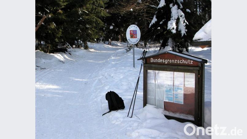 Durch die unmittelbare Nähe zur Tschechischen Republik führen die Loipen auch über die Grenze nach Goldbach. Bild: Rainer Christoph