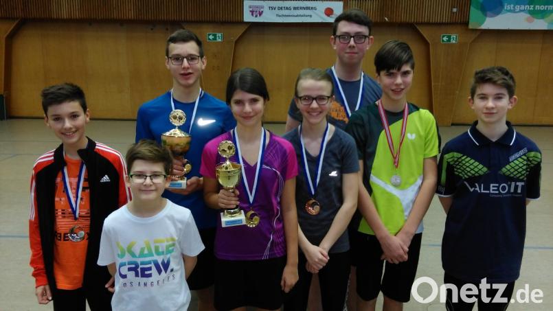 Stolz präsentieren sich die Sieger beim Neujahrspokal 2019 Bild: wdb