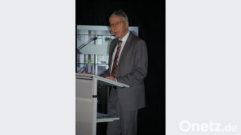 Uni-Präsident Udo Hebel beim Neujahrsempfang der Universität Regensburg. Bild: gib