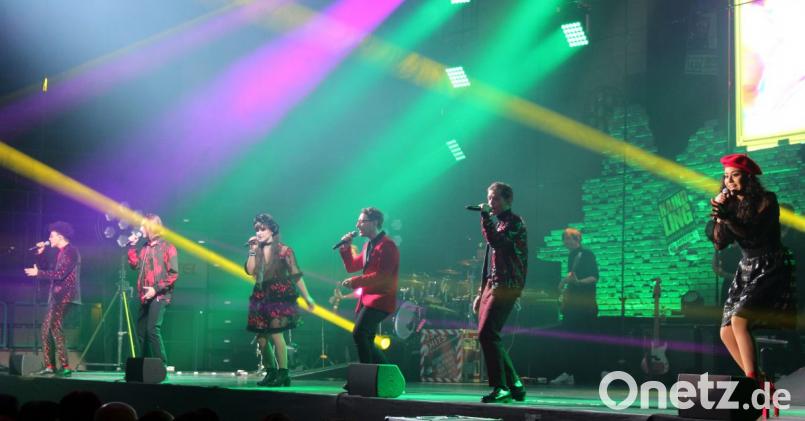 Die "Talents" aus der Castingshow "The Voice of Germany" machten am freitag Station in der Oberfrankenhalle Bayreuth. Bild: stg