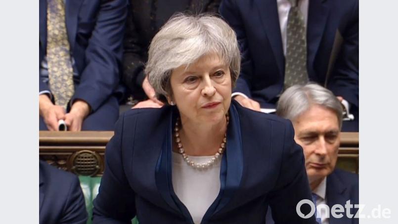 Premierministerin Theresa May im House of Commons in London. Bild: House Of Commons/PA Wire/dpa
