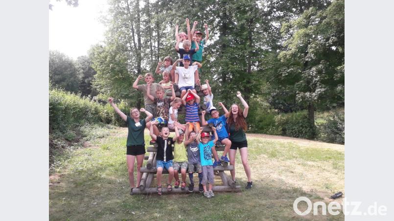 Bilder aus der Ferienfreizeit 2018: Klettern und Spaß haben. Bild: exb