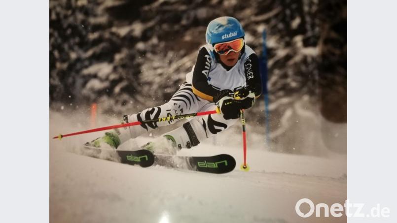 TV-Nachwuchsläufer Raphael Wittmann ließ mit der zweitbesten Laufzeit beim Riesenslalom am Predigtstuhl aufhorchen. Repro: dob